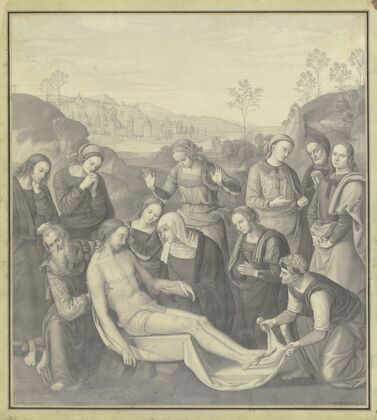Peruginos Beweinung im Palazzo Pitti in Florenz