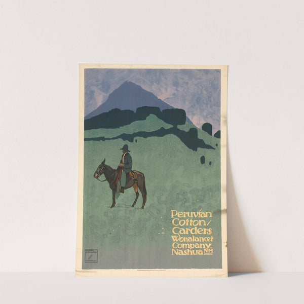 Peruvian Cotton. Carders Wonalancet Company (1912) by Ludwig Hohlwein