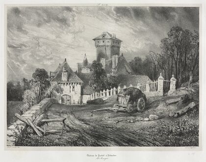 Pesteil Chateau at Polminhac (1832)