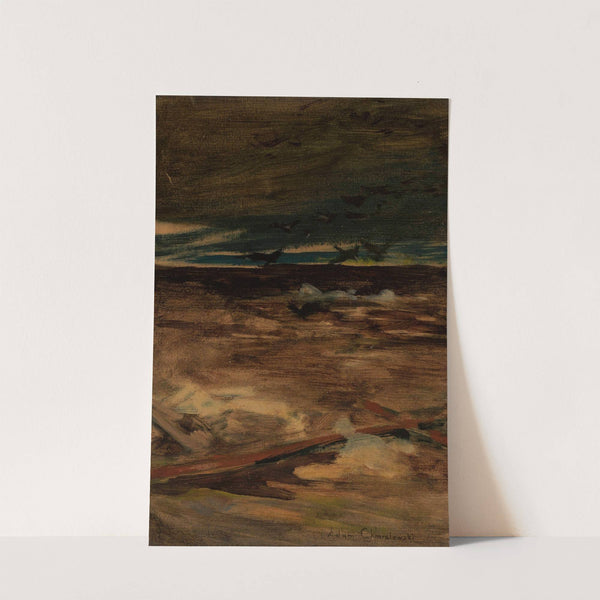 Pestilence, section of the triptych “Disaster”, sketch (1870) by Adam Chmielowski