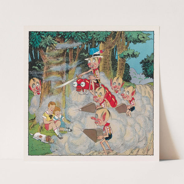 Peter and Peggy Visit the Dust Imps Pl.09 (1932) by Dow Chemical Company