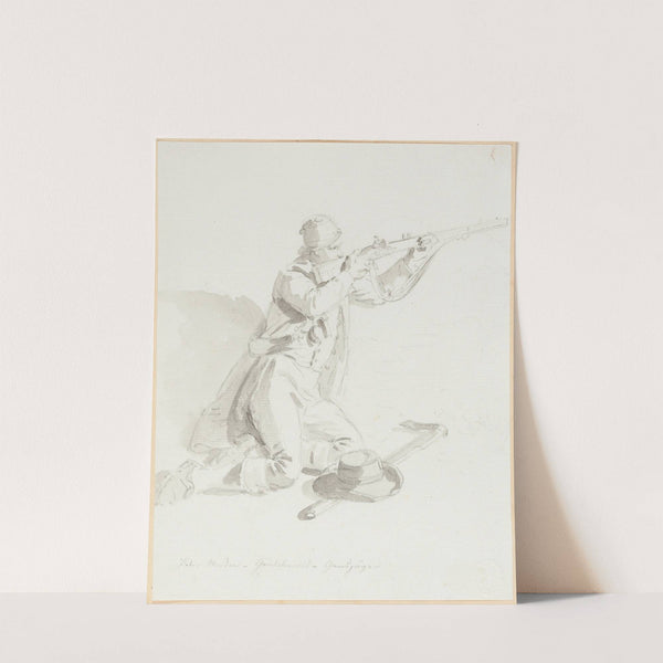 Peter Mossen – Grindelwald – Gemsjäger (1810) by Franz Niklaus König