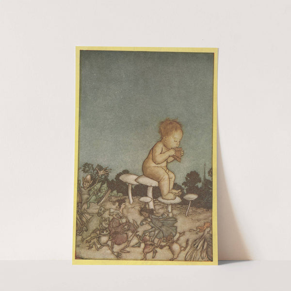 Peter Pan is the fairies’ orchestra (1913) by Arthur Rackham