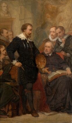 Peter Paul Rubens in his Studio