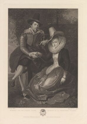 Peter Paul Rubens with his first wife Isabella Brant — size preview