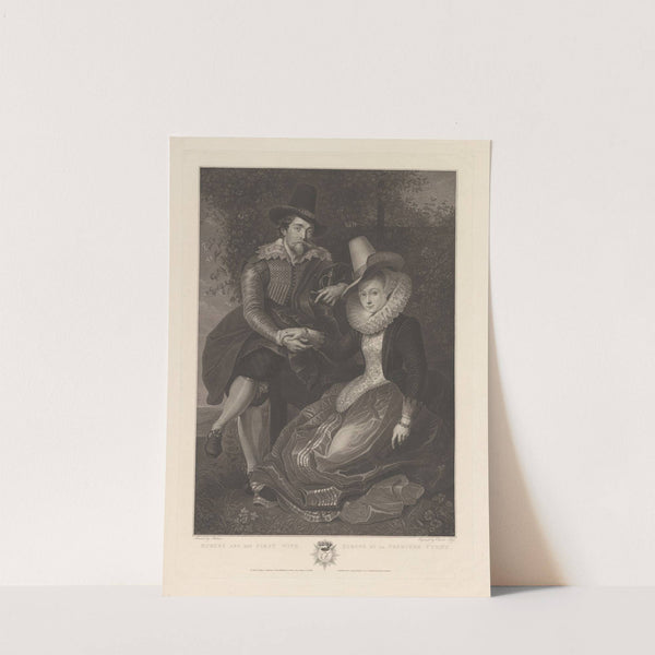 Peter Paul Rubens with his first wife Isabella Brant by Carl Ernst Christoph Hess