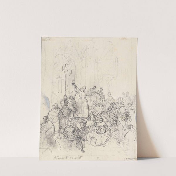 Peter the Hermit Preeching the Crusade by Nicaise De Keyser