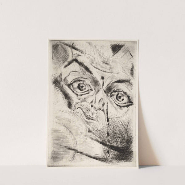 Peter with a Gunshot Wound in His Forehead by Walter Gramatté