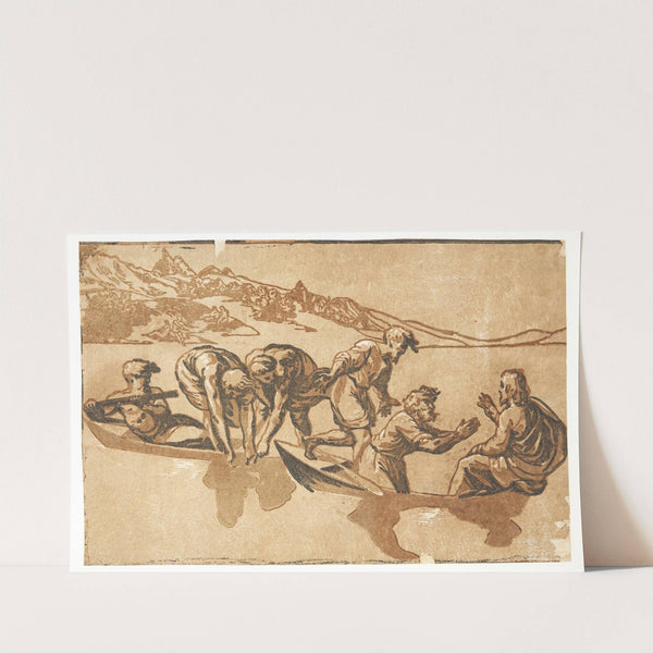 Peters fiskedræt by Ugo Da Carpi