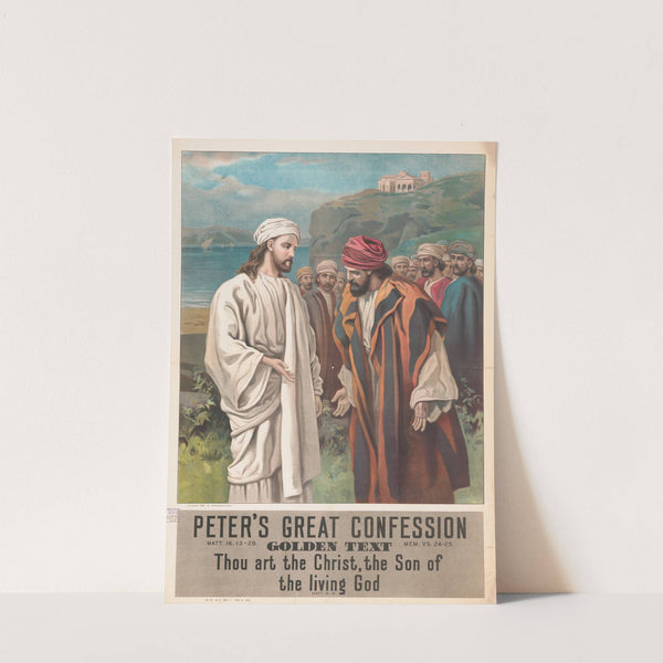 Peter’s great confession (1905) by Providence Lith. Co