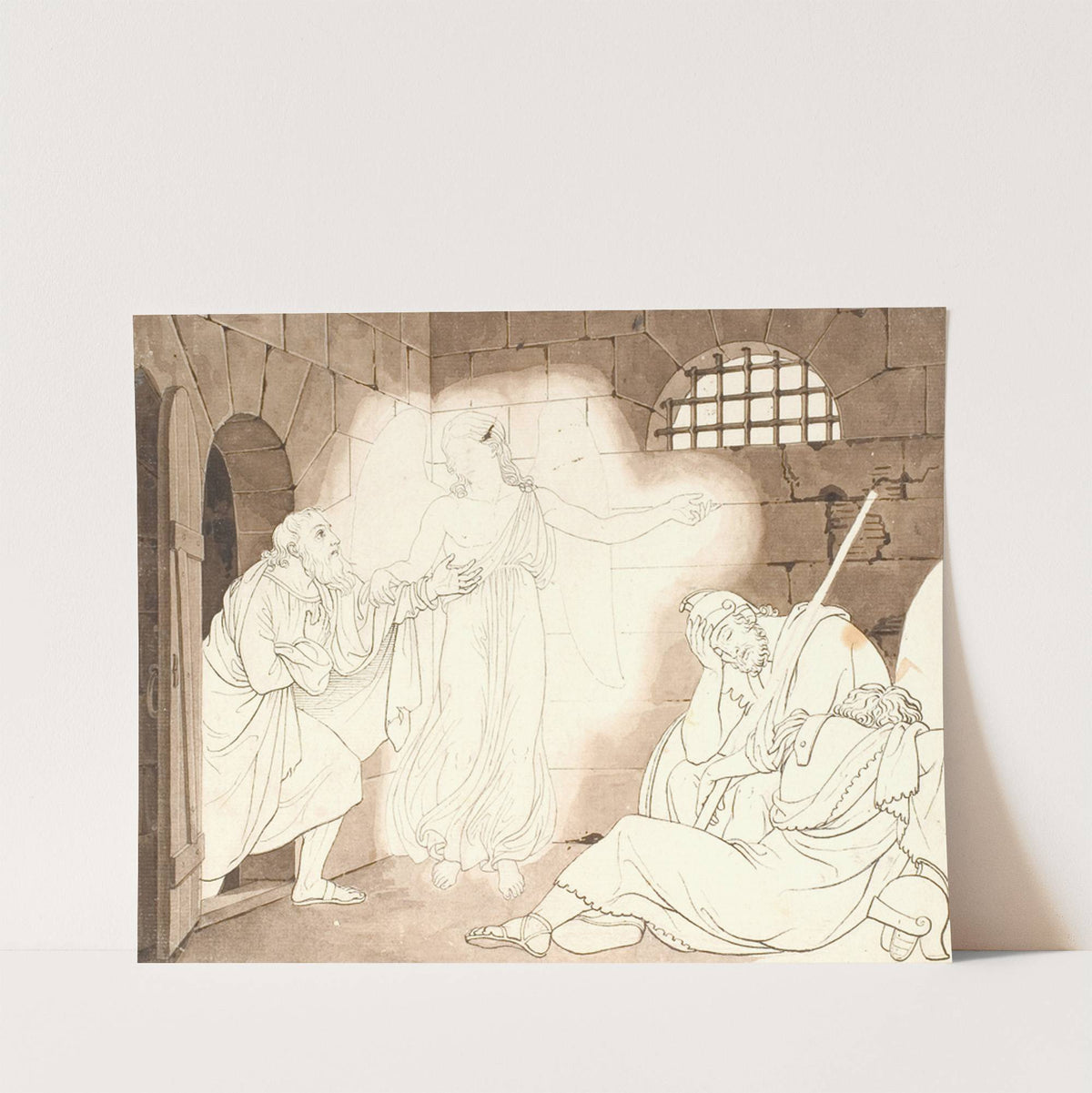 Peters udfrielse af fængslet by Christian Gottlieb Kratzenstein-Stub