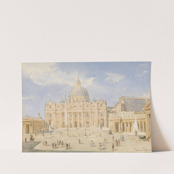 Petersplatz Rom (1879) by Franz Alt