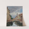 Petit Canal À Venis (1895) by Eugène Boudin
