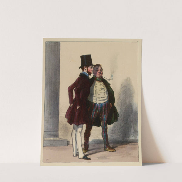 Petit oncle vois-tu, je voulais te dire. que. – Connu Tu repasseras j’ai pas de monnaie (1840-1841) by Paul Gavarni