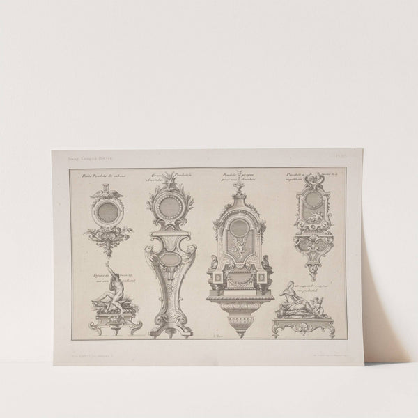 Petite pendule de cabinet; grande pendule à secondes; pendule propre pour une chambre by André-Charles Boulle