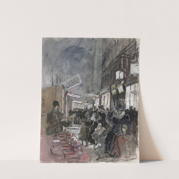 Petites boutiques du jour de l’An sur les boulevards by Charles Jouas