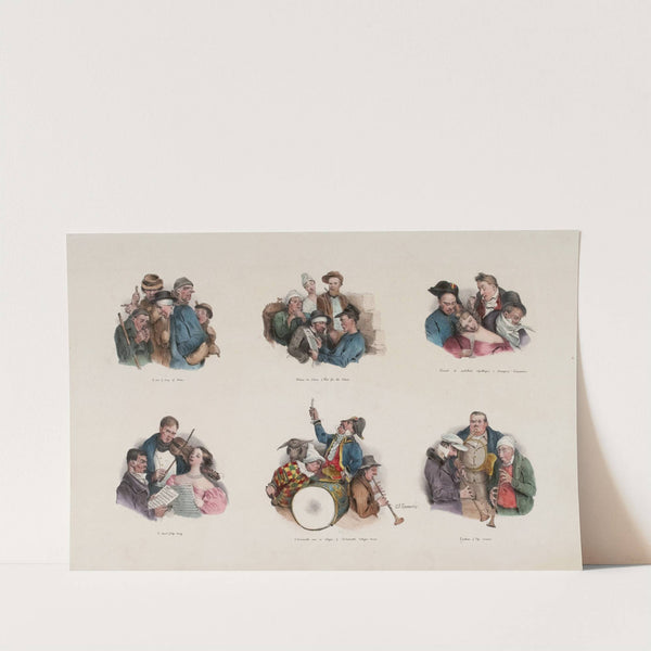 Petites grimaces par Traviès by Charles-Joseph Traviès de Villers