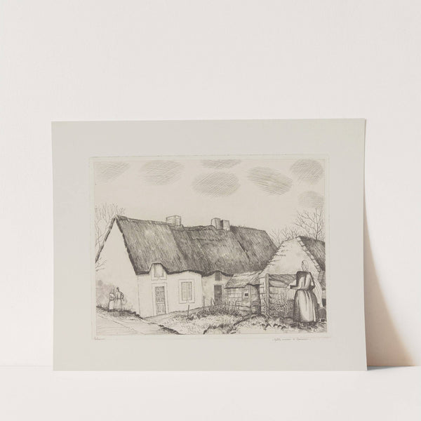 Petites maisons à Cameroun (1932) by Jean-Émile Laboureur