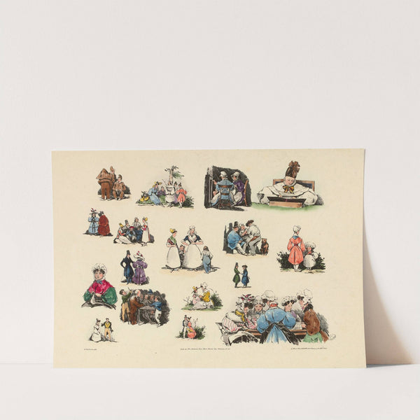 petits sujets by Félix Fortuné Delarue