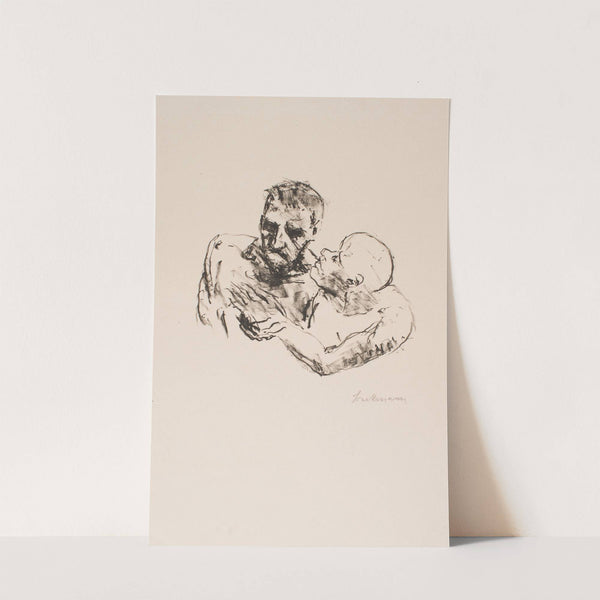 Petroff Leads the Narrator to the Bathing Room (1912) by Max Beckmann