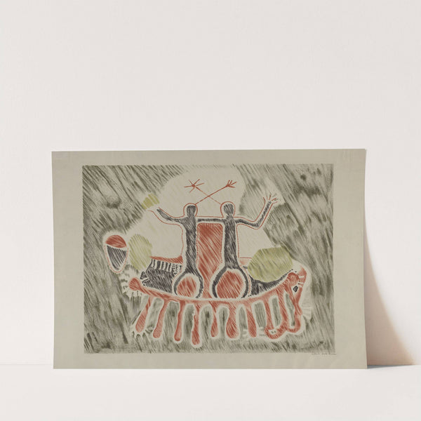 Petroglyph - Human Figures by Lala Eve Rivol