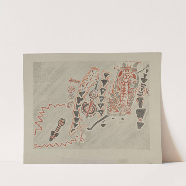 Petroglyphs - Human Figures by Lala Eve Rivol