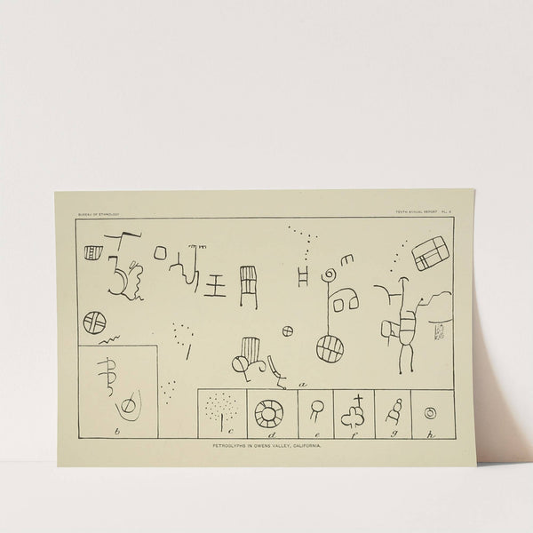 Petroglyphs in Owens Valley, California 10 (1894) by Garrick Mallery