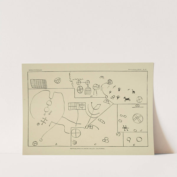 Petroglyphs in Owens Valley, California 11 (1894) by Garrick Mallery