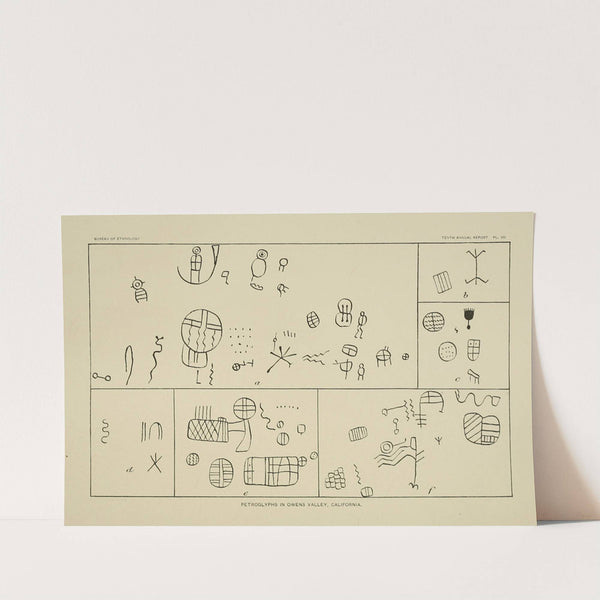 Petroglyphs in Owens Valley, California 7 (1894) by Garrick Mallery