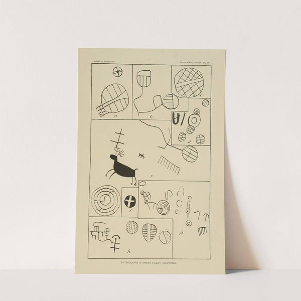 Petroglyphs in Owens Valley, California 8 (1894) by Garrick Mallery