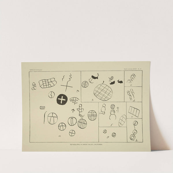 Petroglyphs in Owens Valley, California 9 (1894) by Garrick Mallery