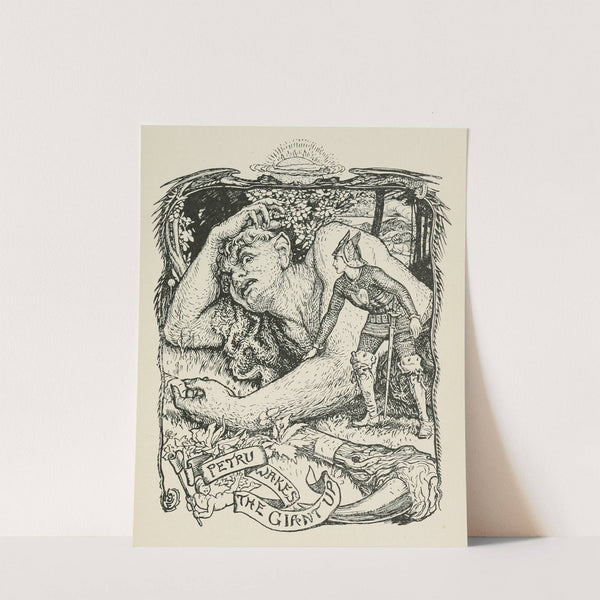 Petru wakes the Giant up by Henry Justice Ford