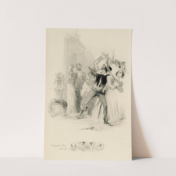 Petruchio; Grumio, draw forth thy weapon,… Taming of the shrew, act 4, sc. 2 by Joseph Kenny Meadows