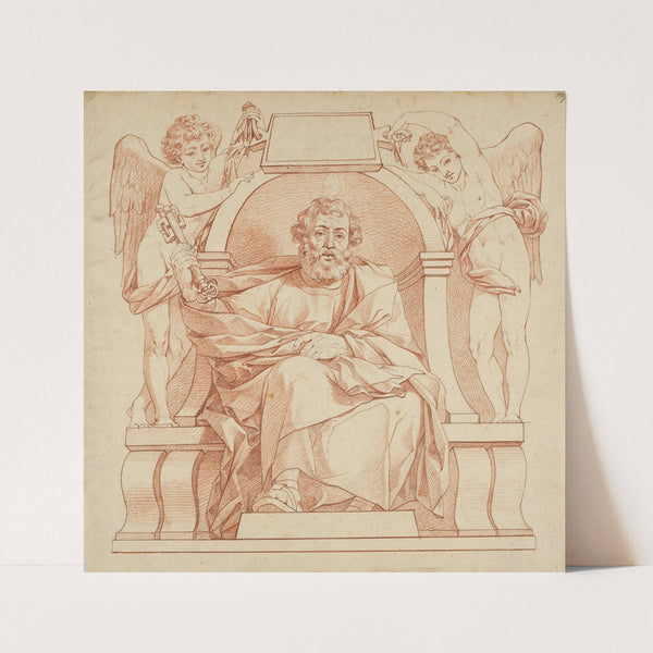 Petrus, sitzend by Philipp Jakob Becker