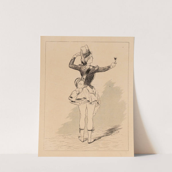 Peuples, accourez.du vin et du sang, la p’tite mère Gallia en a encore assez pour abreuver le monde entier by Adolphe Léon Willette