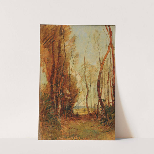 Peupliers au printemps by François-Auguste Ravier