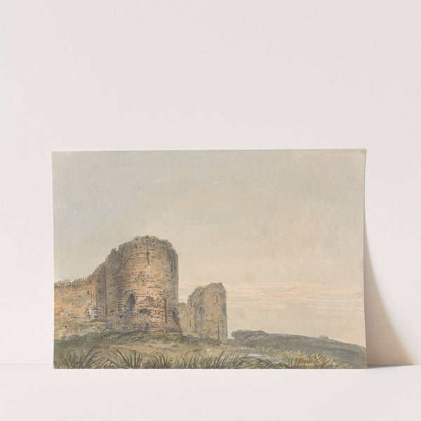 Pevensey Castle, Sussex by Thomas Girtin