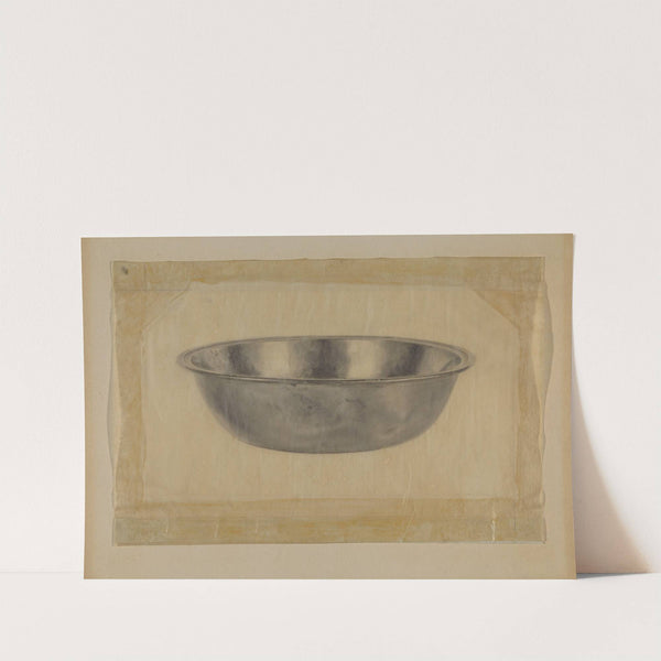 Pewter Basin by Harry Goodman