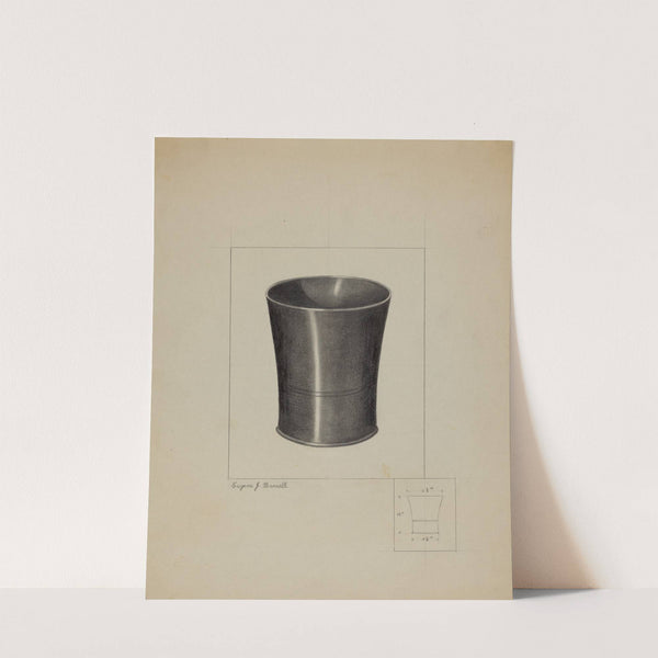 Pewter Beaker by Eugene Barrell