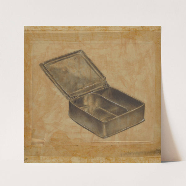 Pewter Box with Two Compartments by Harry Goodman