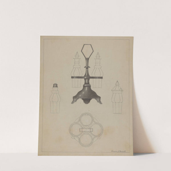 Pewter Caster by Eugene Barrell