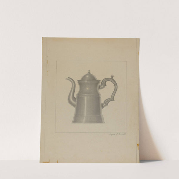 Pewter Coffee Pot by Eugene Barrell
