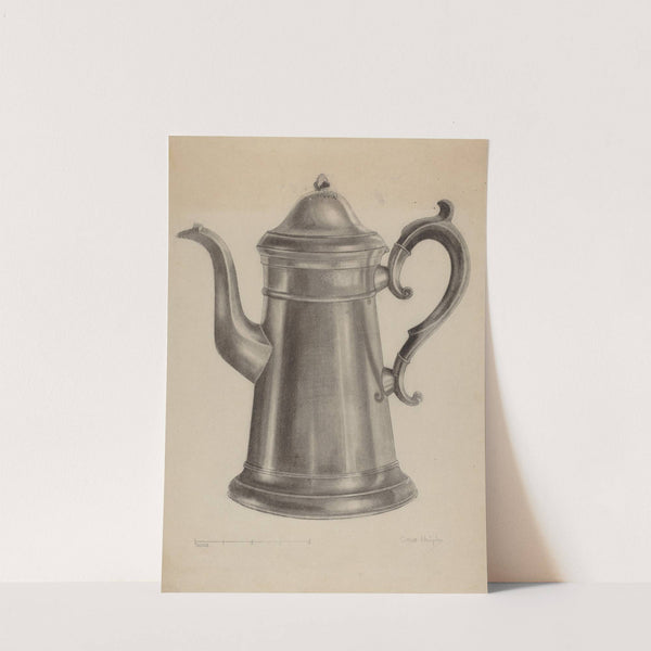 Pewter Coffee Pot (1935-1942) by Grace Halpin