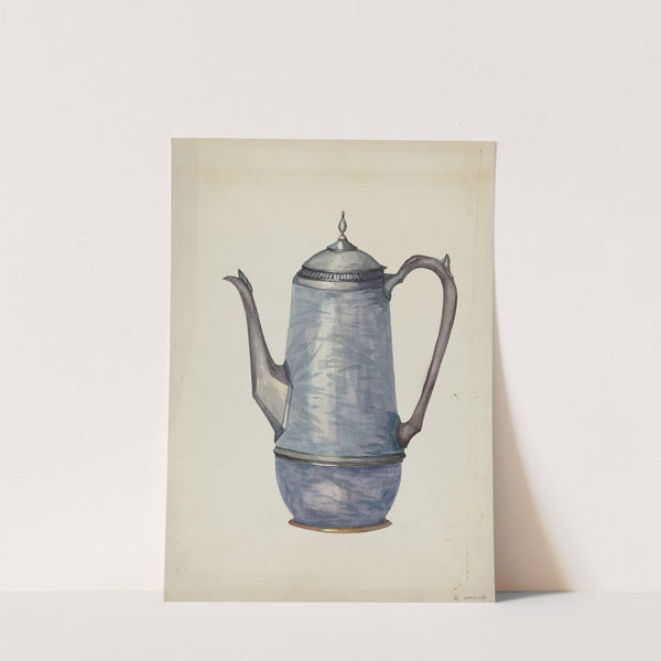Pewter Coffee Pot by Beulah Bradleigh