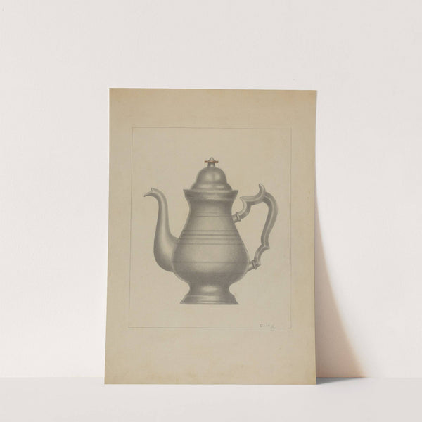 Pewter Coffee Pot by Burton Ewing