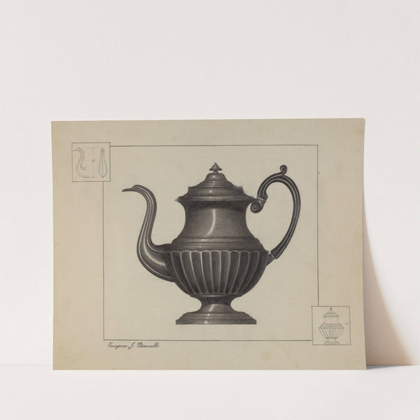 Pewter Coffee Pot by Eugene Barrell