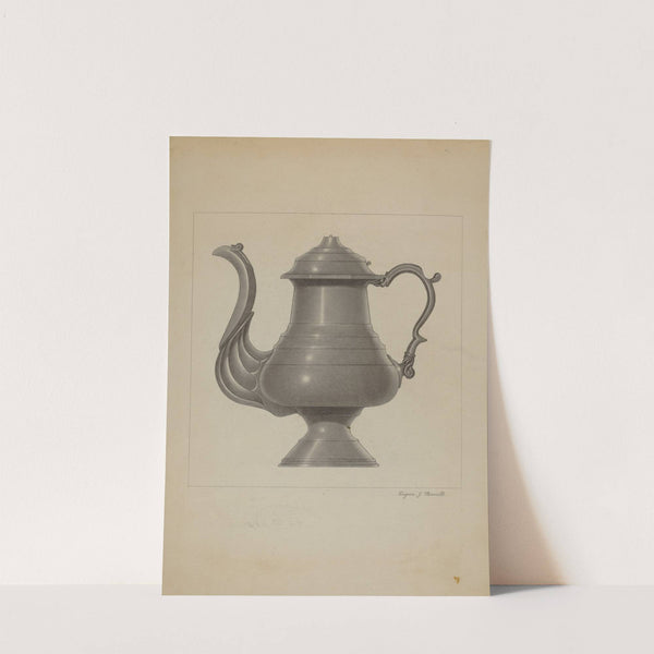 Pewter Coffee Pot by Eugene Barrell