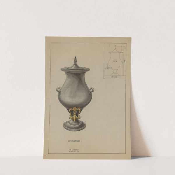 Pewter Coffee Urn by Philip Johnson