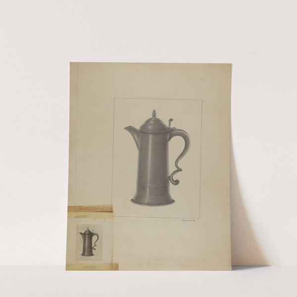Pewter Flagon by Eugene Barrell