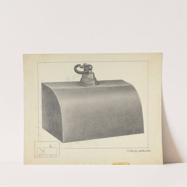 Pewter Foot Warmer by Charles Garjian